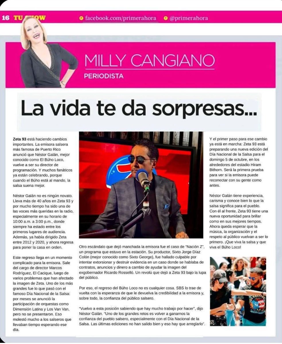 💋Bella Martínez✍🏻🇵🇷📖👮🏻💃🎼 (@bellamartinezpr) on Twitter photo 😱 Como decíamos en las filas castrenses: “Lo único permanente es el cambio”. <a href="/zeta93fm/">Zeta 93.7 FM</a> 🧐😘 😱 Como decíamos en las filas castrenses: “Lo único permanente es el cambio”. <a href="/zeta93fm/">Zeta 93.7 FM</a> 🧐😘