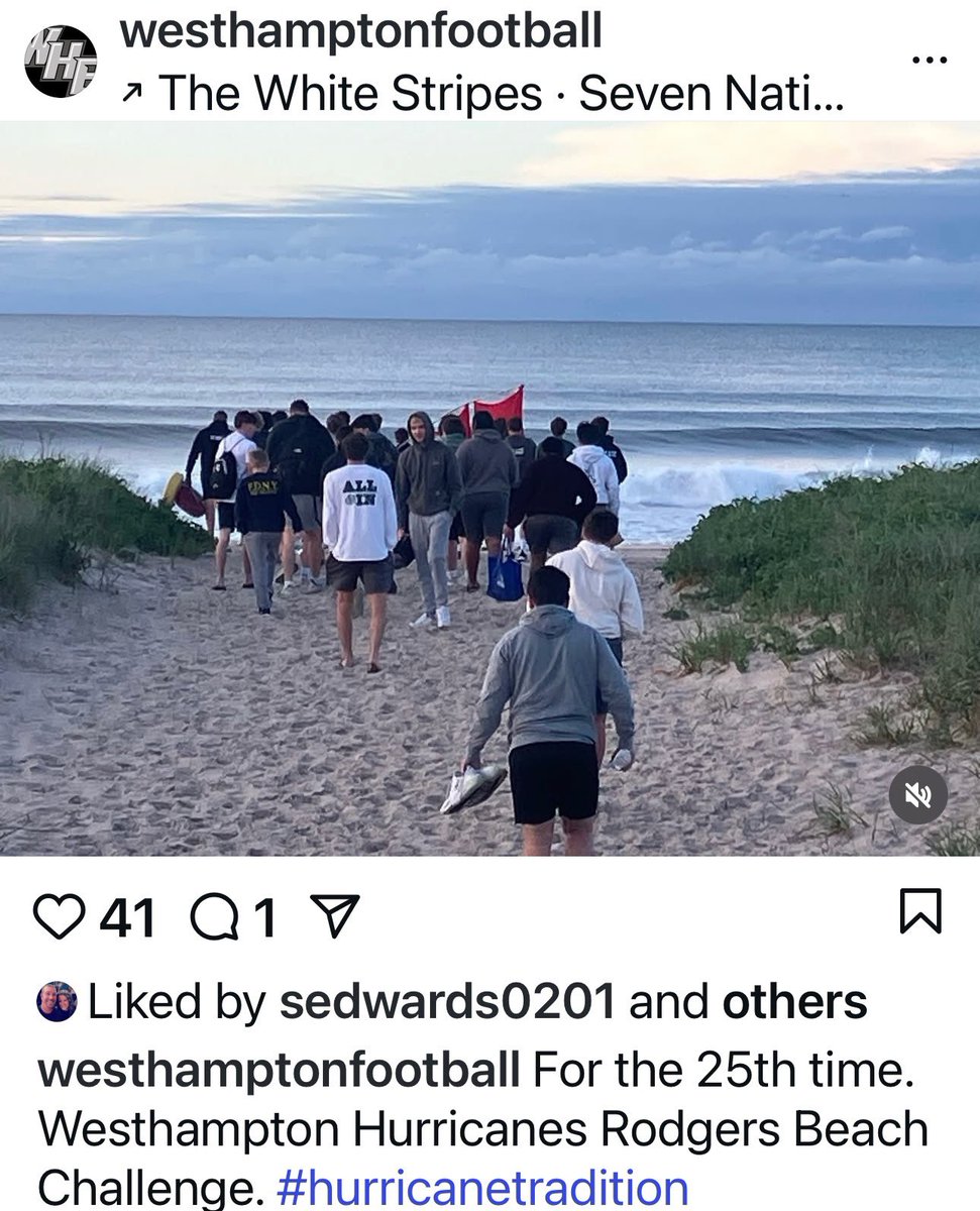 BMagee55's tweet image. WHB Football 2025 kicked off with our first team challenge at Roger’s Beach. Proud to be part of this 25 year tradition. #hurricantradition #emo2eq @CoachSchaum