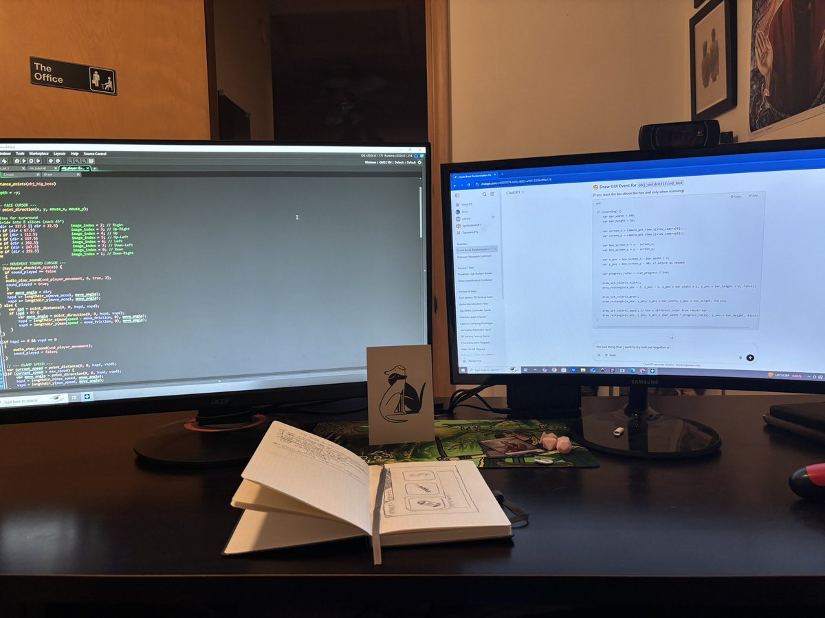 Notacluegames's tweet image. Working. Always working.
#gamedev #indiegamedev #indiegame #indiegames #gamedesign