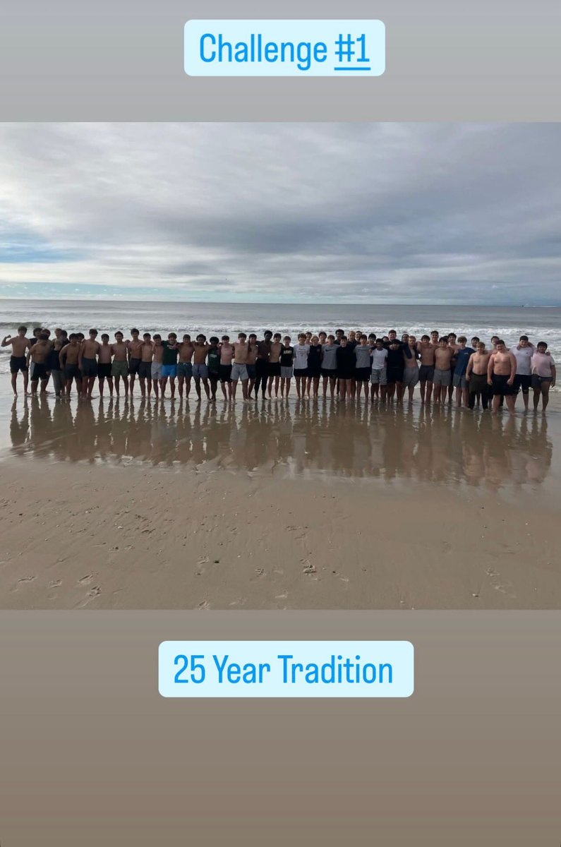 BMagee55's tweet image. WHB Football 2025 kicked off with our first team challenge at Roger’s Beach. Proud to be part of this 25 year tradition. #hurricantradition #emo2eq @CoachSchaum