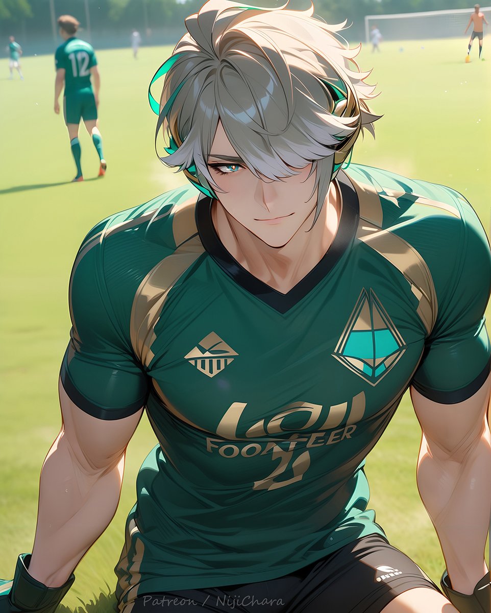 If Alhaitham Played Football Again... ⚽  
More exclusive images – link in bio.