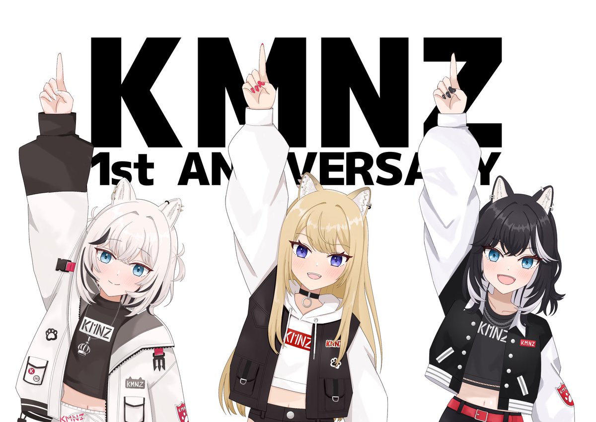 akachi1018's tweet image. ３人まとめてNo.1！
新生KMNZ 1周年めでたい！
これからも応援していきます📣

#3DOGS1YEAR
#kmnzart