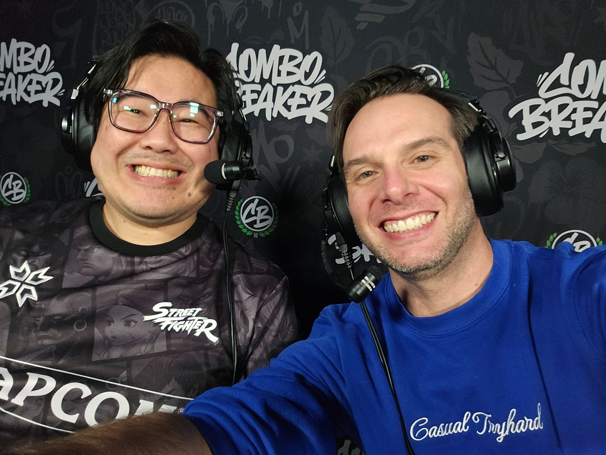 Bundist.UltraDavid (@ultradavid) on Twitter photo Super Street Fighter 2 Turbo
<a href="/COMBOBREAKER/">COMBO BREAKER</a>
<a href="/jchensor/">James “jchensor” Chen @ Combo Breaker</a> & me on the mic
Starting shortly
twitch.tv/vampirearcadia Super Street Fighter 2 Turbo
<a href="/COMBOBREAKER/">COMBO BREAKER</a>
<a href="/jchensor/">James “jchensor” Chen @ Combo Breaker</a> & me on the mic
Starting shortly
twitch.tv/vampirearcadia