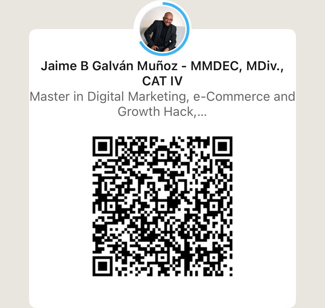 Prof. Jaime B Galván MDiv., MDMEC, CAT IV tweet media