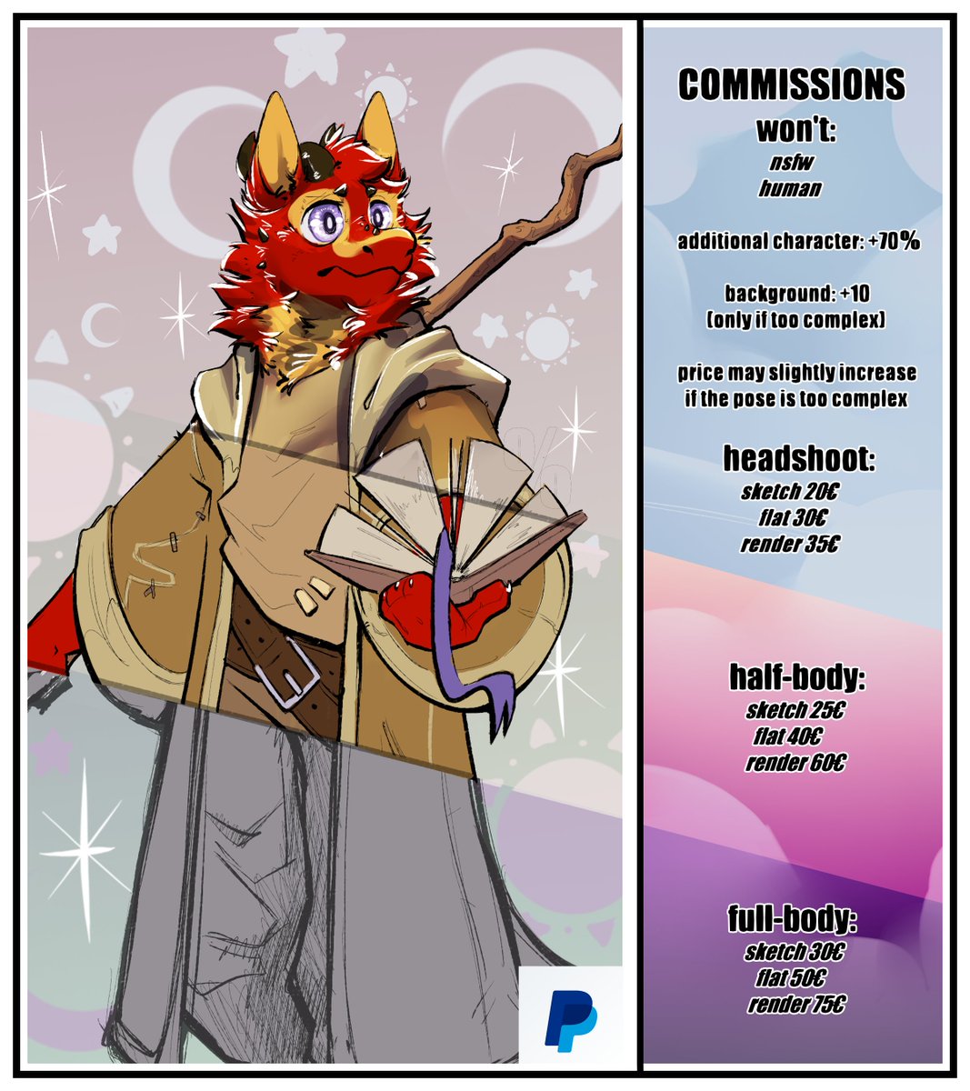 !Hey y’all, I had a bit of bad luck and broke my phone recently. To help cover the cost of fixing it, I’m opening up my commissions.

If you’d like to grab a slot or just help spread the word, I’d seriously appreciate it!!!

text me here or you can find my telegram in my linktree