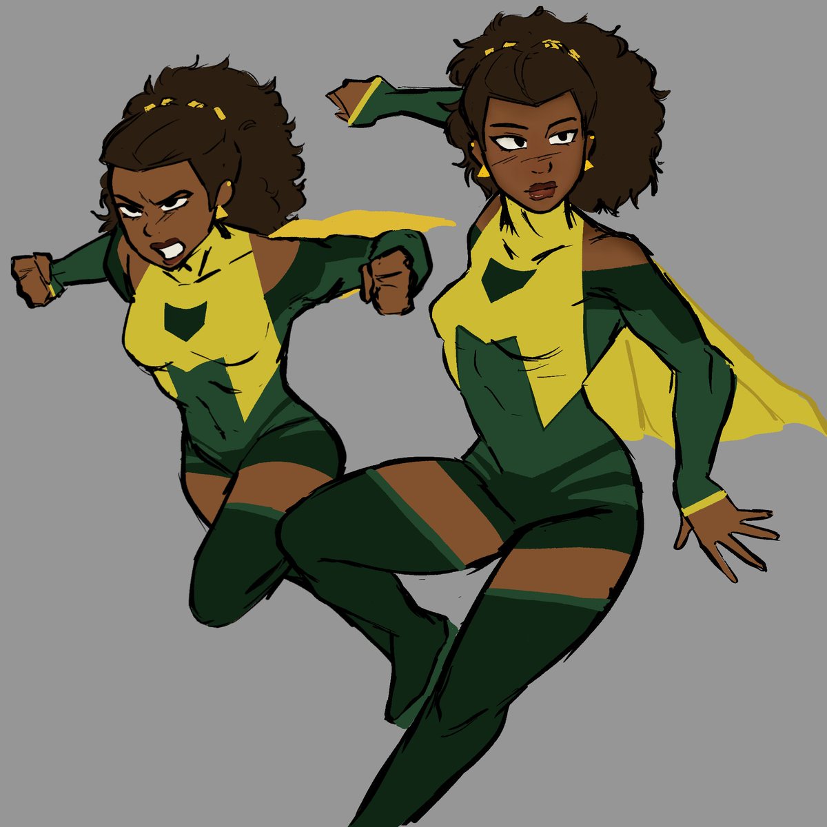 amber as a superhero