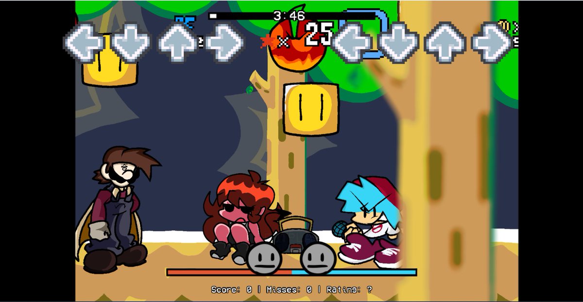 Small teaser for song #1

Song teaser coming soon.
gamebanana.com/wips/91374

#fridaynightfunkin #Mario #CursedCartridgefnf