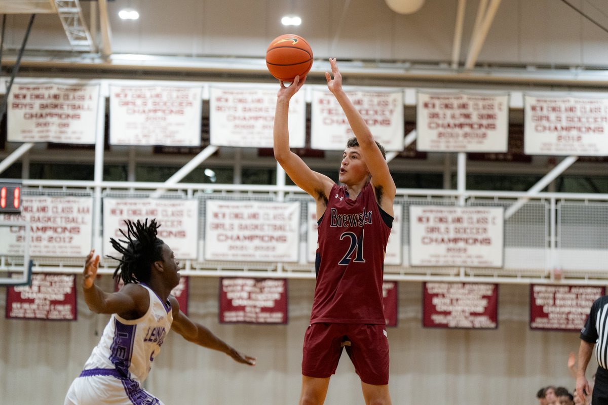 Brewster Academy sophomore guard Tayden Langdon '27 <a href="/langdon_tayden/">Tayden Langdon</a> had a game-high 30 points, including 8 three-pointers for The Family in a win over Team Final in Nike EYBL E16 play on Saturday.