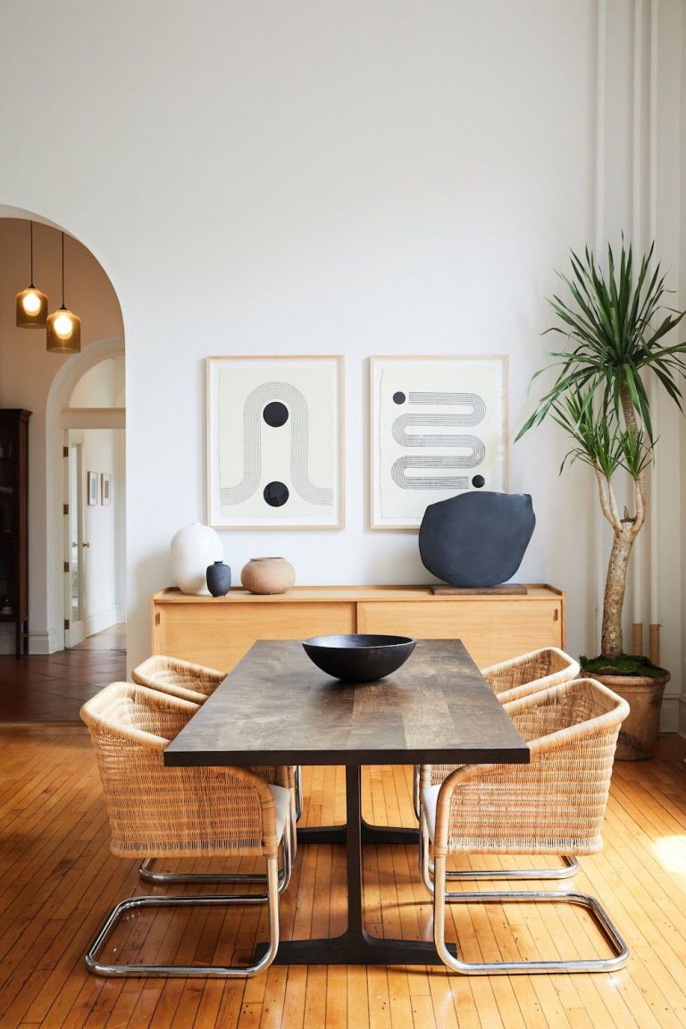 CuratorStyle's tweet photo. 🍽️ Design a perfect dining room: Leave 2ft between table &amp; walls + 2ft per guest. Armchairs must tuck under table. Choose thin rugs extending 3ft beyond table edges. Chandelier ≤½ table width. Keep wall art smaller than table. Proportions rule! 
 #InteriorDesign #SpacePlanning https://t.co/SCFIPiLMAb
