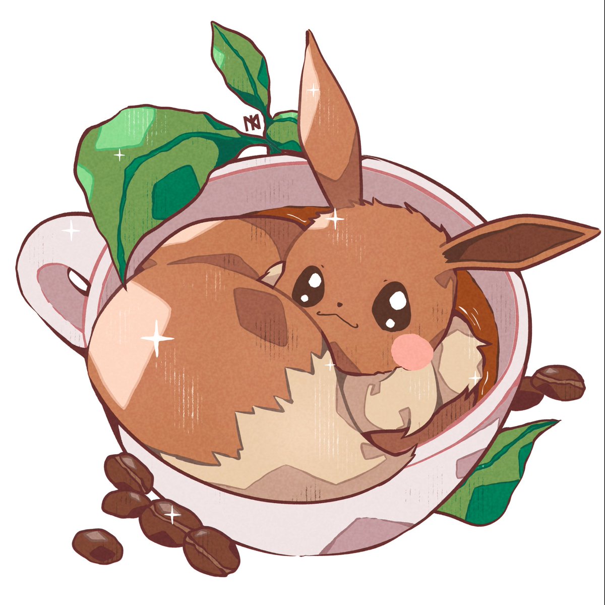 usermonokrome's tweet image. Espresso Eevee .𖥔 ݁ ˖
experimenting with different art styles!
#pokemon #pokemonfanart