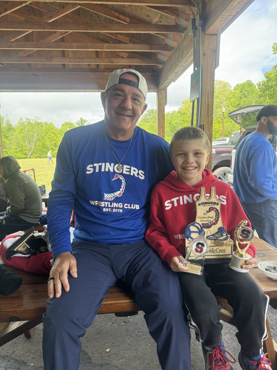 mccree56's tweet photo. Mason picks up some hardware. #ironman #coachesaward #outstanding8u 
#rudis #usawrestling #wrestler https://t.co/hfXQ9MdtEA