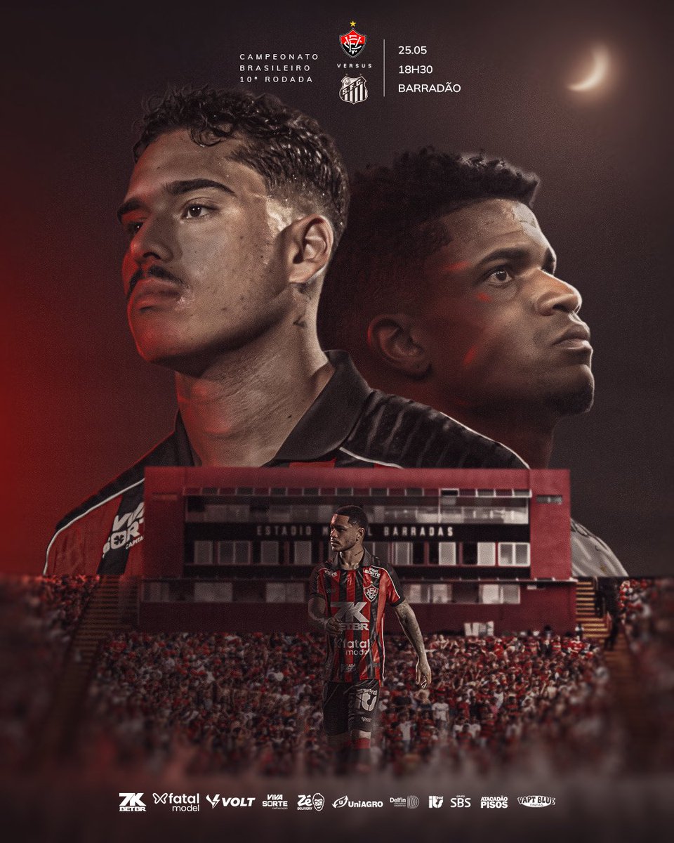 É POR VOCÊ, QUE EU CANTO ATÉ O FINAL! 🔴⚫🦁

🆚: Santos
⏰: 18h30
🏟: Barradão
📺: TV Vitória (react) e Premiere
🏆: Brasileirão 2025

#PegaLeão #PorNossaHistória #Brasileirão2025 #JogaremosJuntos