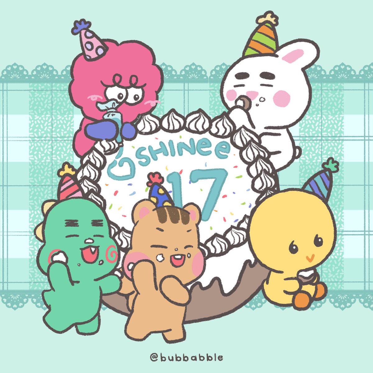 HAPPY 17th SHINee DAY!!!!! 🥳🎂🎉

#샤이니의_열일곱번째_민트빛오월
#Happy_SHINeeDay #ONEW #온유 #JONGHYUN #종현 #KEY #키 #MINHO #민호 #TAEMIN #태민 #SHINee #샤이니
