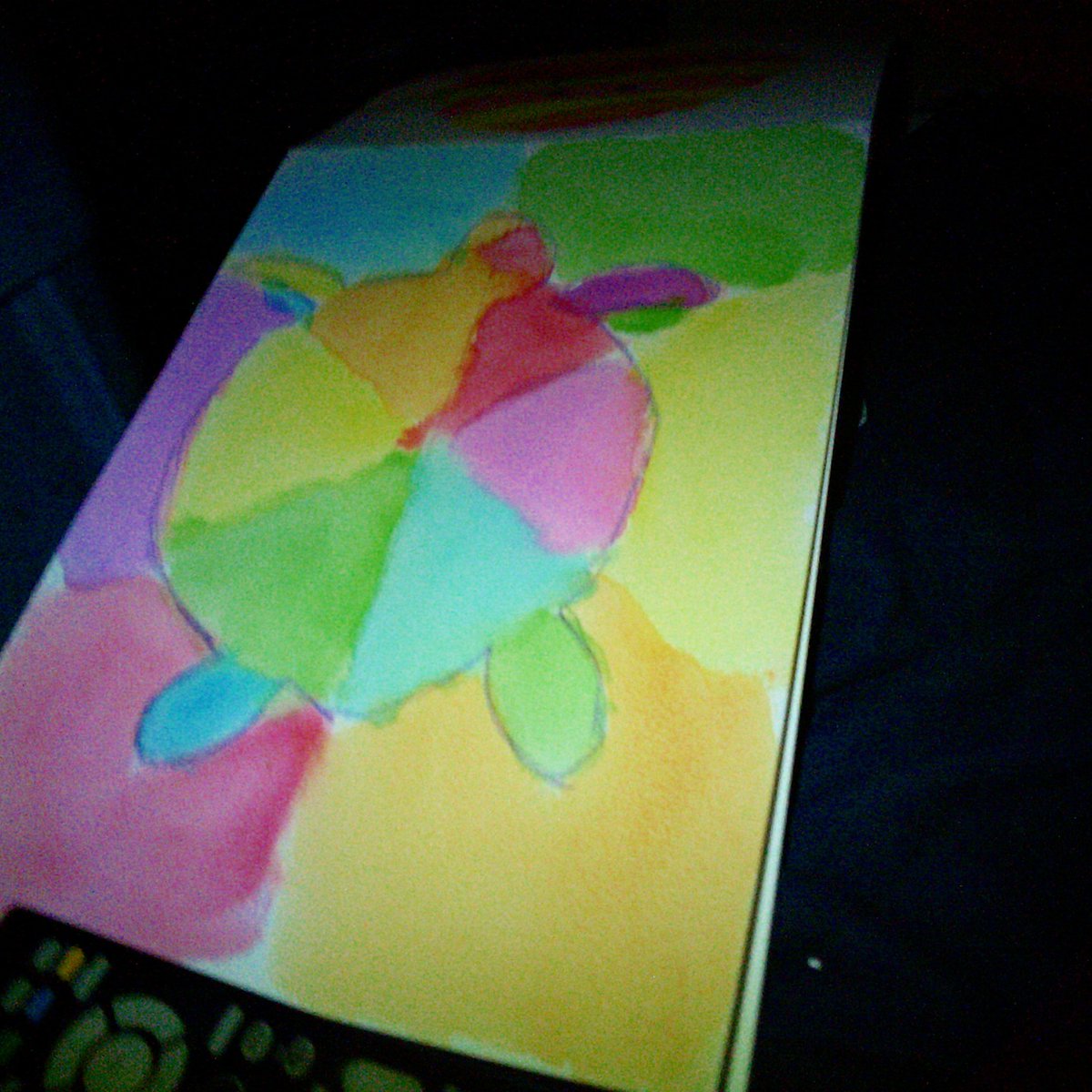 happy Mars and a color wheel turtle lol