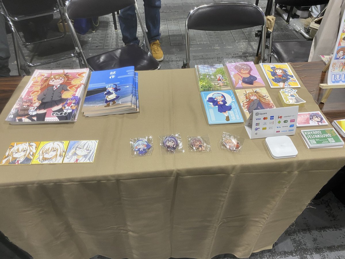 設営完了しました！！
Qｰ74です！！
 #関西コミティア73