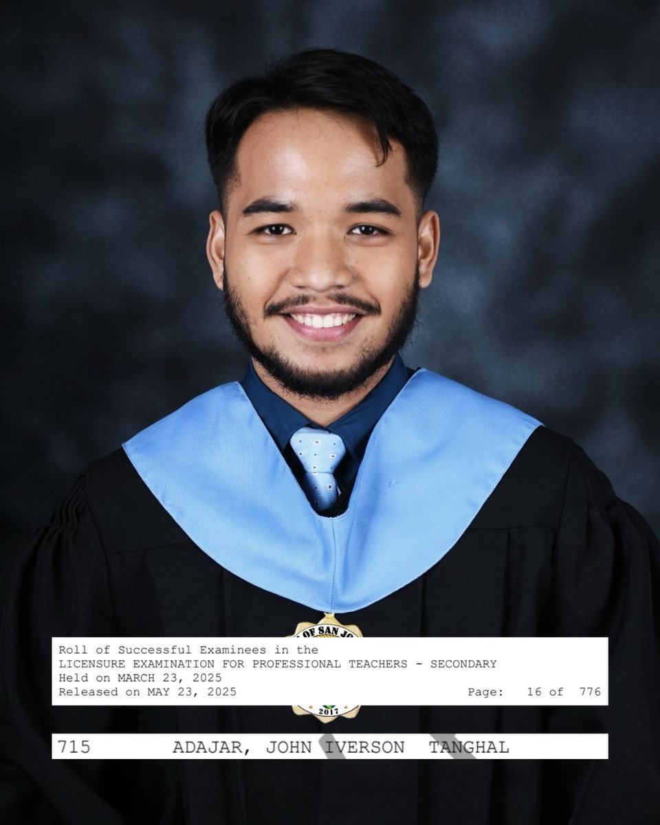 The few, the proud, and the emotional.

John Iverson T. Adajar, LPT