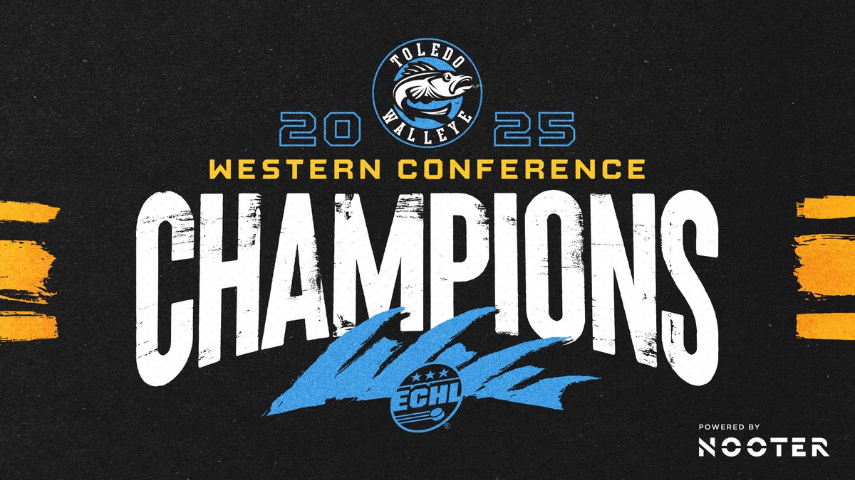 THE TOLEDO WALLEYE ARE....

WESTERN. CONFERENCE. CHAMPS.