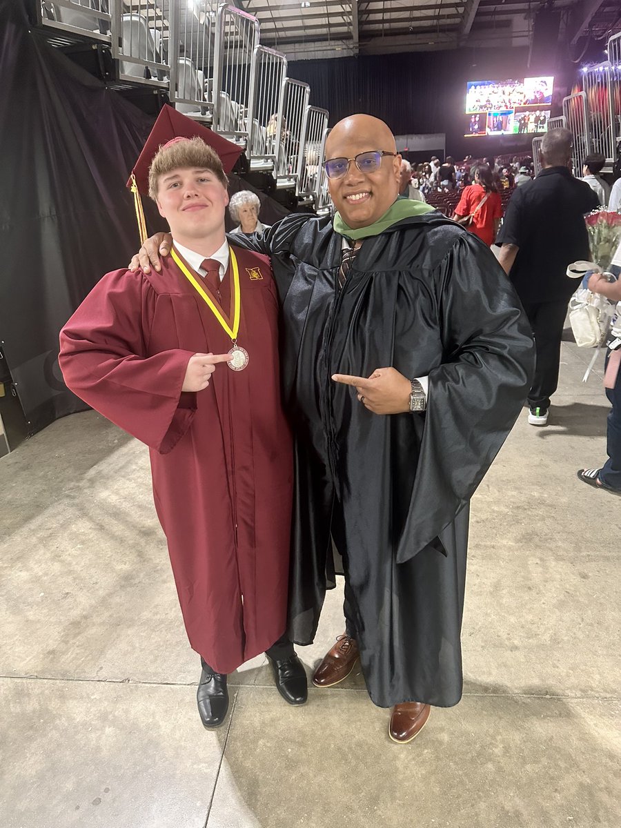 It was an honor to present <a href="/Connor_Hughes06/">Connor</a> with his diploma this evening!  He's going to do great things at Otterbein University and beyond!  👊🏽🙏🏽