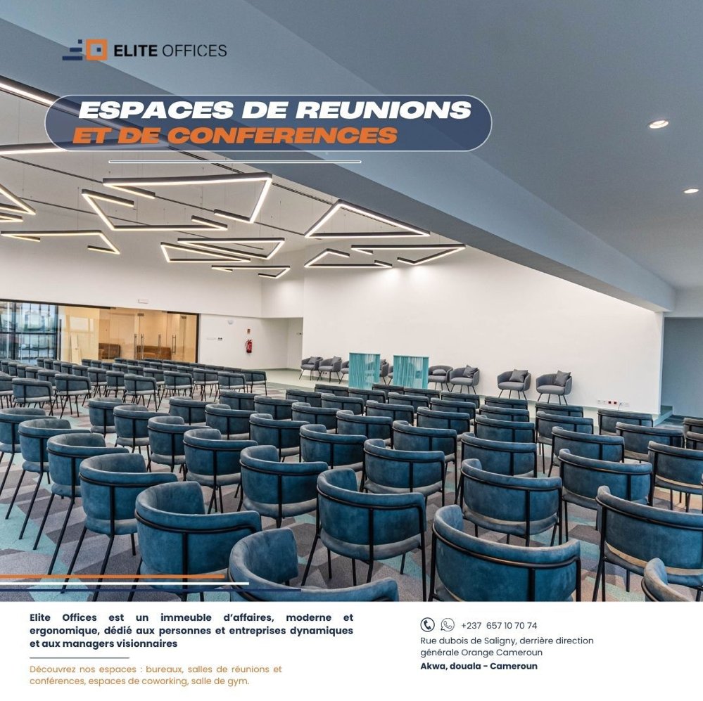 LeCoinClient237's tweet photo. #consommateurs237

'Elite Offices'

BUREAUX | SALLES DE CONFÉRENCE | SALLES DE RÉUNION | ESPACES DE COWORKING | RESTAURANT LA TABLE DE L'ÉLITE | SALLE DE GYM  📍 Akwa, rue dubois de Saligny-DLA, derrière direction générale Orange 🇨🇲.

☎️+237 6 57 10 70 74 https://t.co/0qczBiibuk