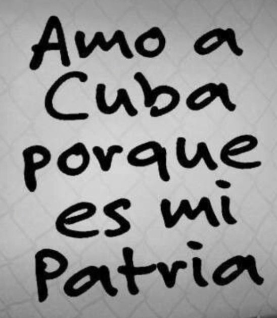 La sangre mambisa corre en nuestras venas.