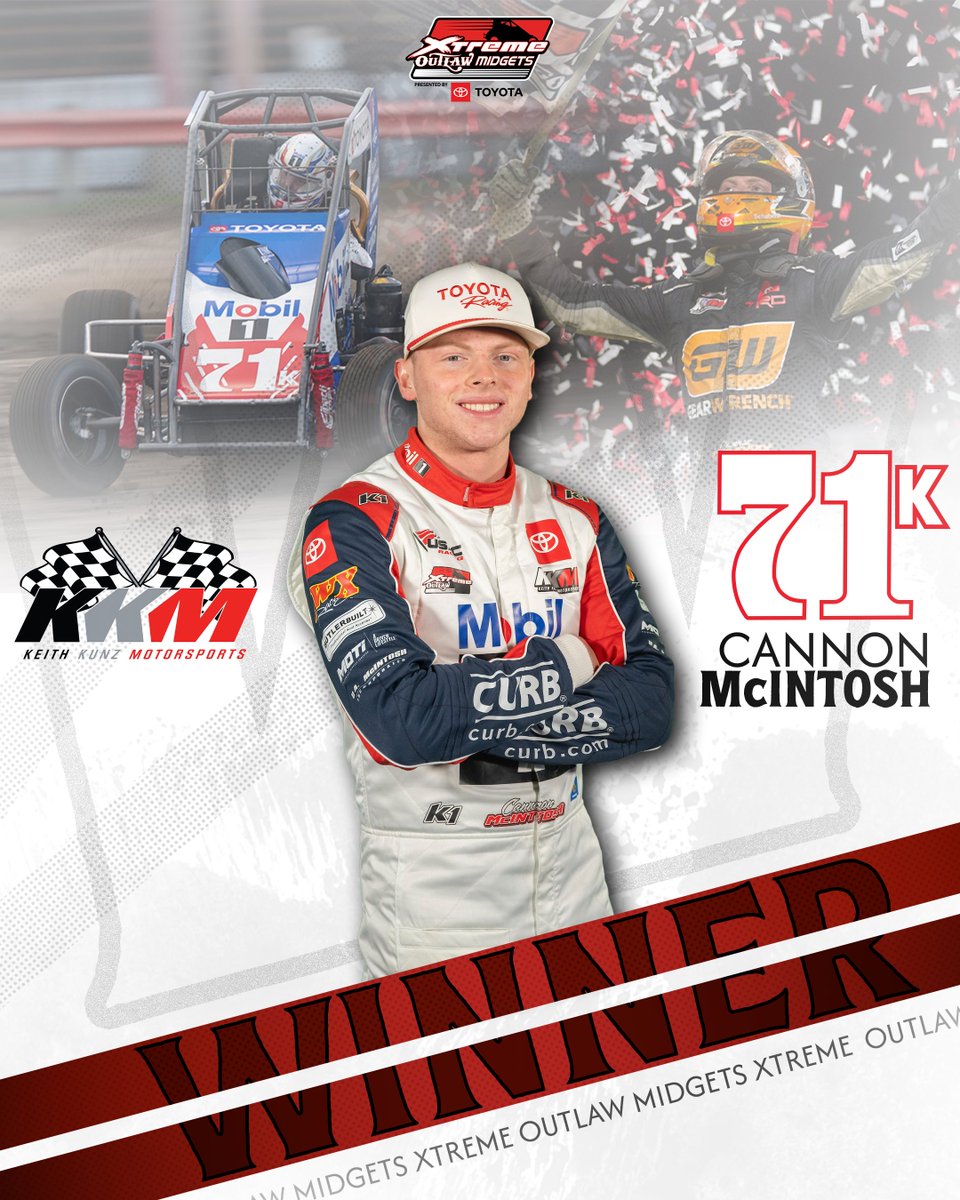 Xtreme_Outlaw's tweet photo. 🏁𝐂𝐀𝐍𝐍𝐎𝐍 𝐌𝐂𝐈𝐍𝐓𝐎𝐒𝐇 𝐖𝐈𝐍𝐒 𝐓𝐇𝐄 𝐌𝐈𝐃𝐆𝐄𝐓 𝐑𝐎𝐔𝐍𝐃𝐔𝐏 𝐎𝐏𝐄𝐍𝐄𝐑!🏁 https://t.co/ZmfXx3Inqg