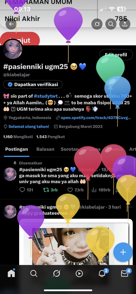 ga minta banyak, kadonya lolos snbt 2025 pilihan 1 aja pls 😭🫰🏻