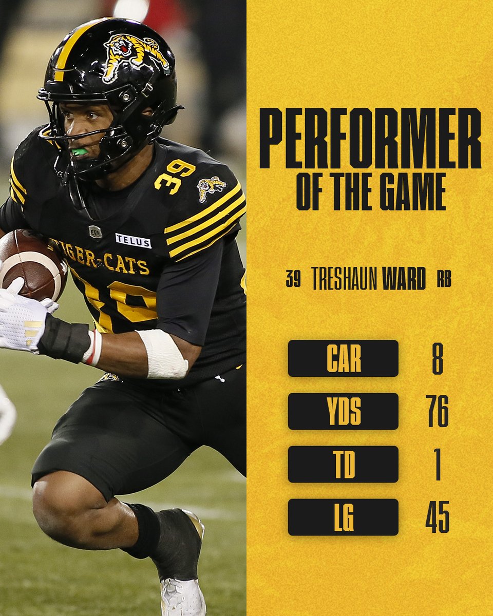 Treshaun Ward was off to the races 🏎️💨

His 45-yard TD earns him tonight’s Performer of the Game!