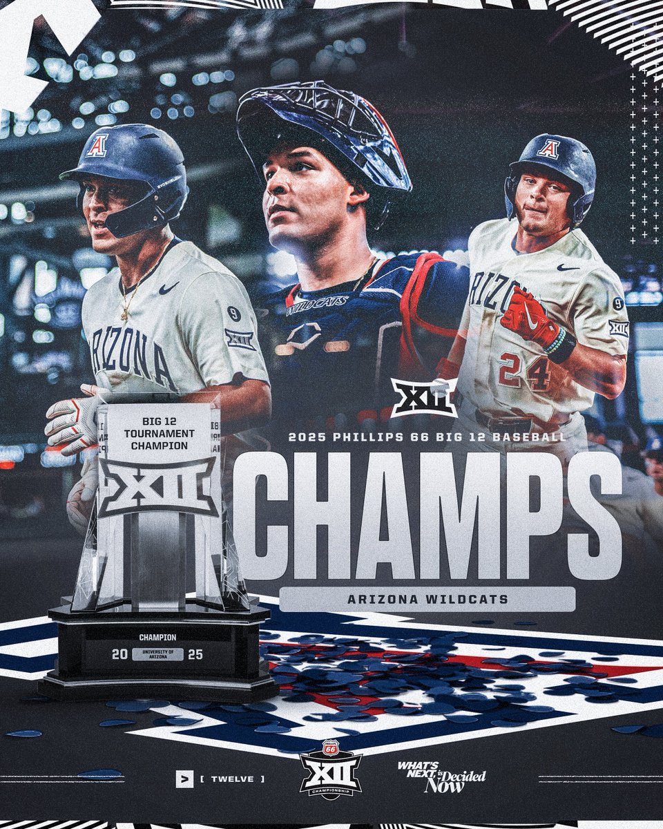 Big 12 Conference (@big12conference) on Twitter photo CHAMPS π
Congratulations to <a href="/ArizonaBaseball/">Arizona Baseball</a> for claiming the 2025 Phillips 66 Big 12 Baseball Championship.
#Big12BSB | <a href="/Phillips66Gas/">Phillips 66 Gas</a> CHAMPS π
Congratulations to <a href="/ArizonaBaseball/">Arizona Baseball</a> for claiming the 2025 Phillips 66 Big 12 Baseball Championship.
#Big12BSB | <a href="/Phillips66Gas/">Phillips 66 Gas</a>