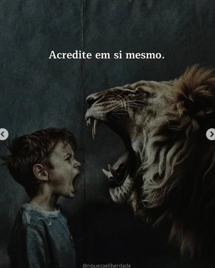 A única pessoa que tem a obrigação de acreditar nos seus sonhos é você mesmo.