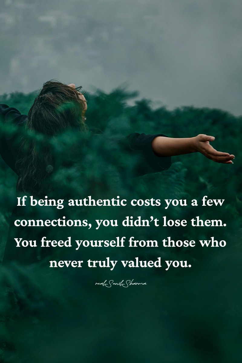 Be honest, have you ever lost someone after becoming more authentic?