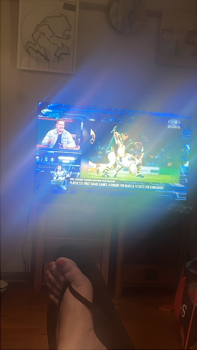 The best trip down memory’s lane with Jason Stevens on <a href="/TheFootyShowNRL/">NRL Footy Show</a> this morning ❤️

#sharks #NRL #footy #wideworldofsports