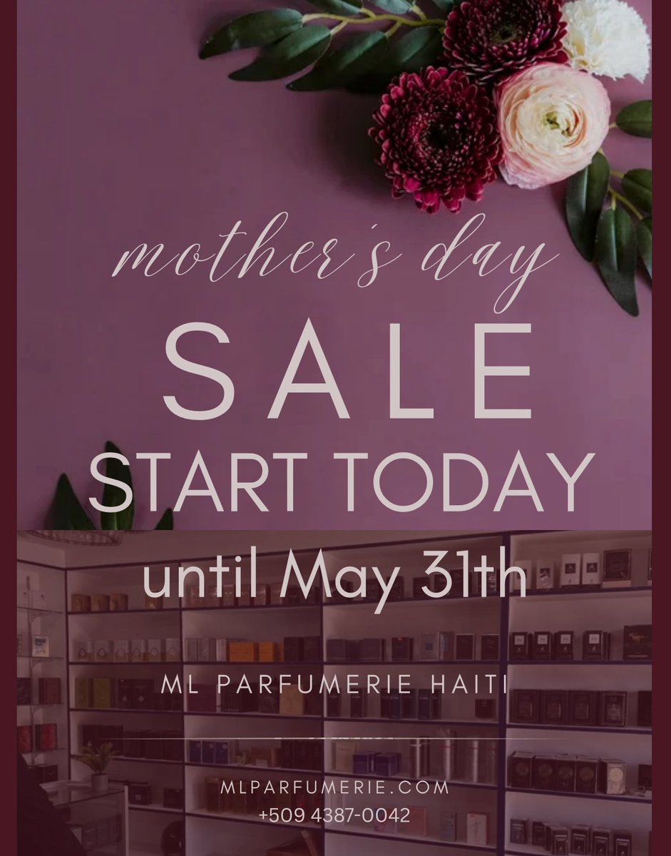 mlparfumerie's tweet photo. #mothersday #Haiti https://t.co/VRTAMg5mzk
