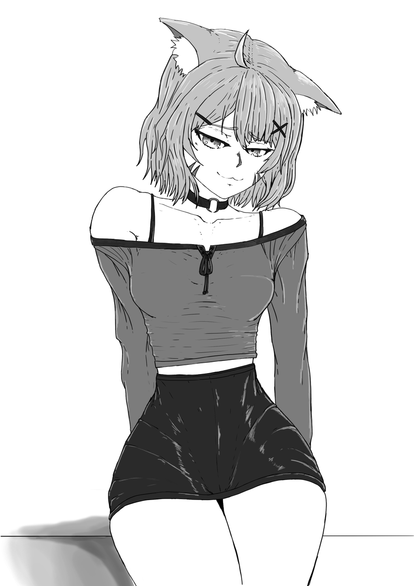 RuikanSo's tweet photo. Squ-chan with Whatever Outfit I think of. https://t.co/Mf9uuSwioy