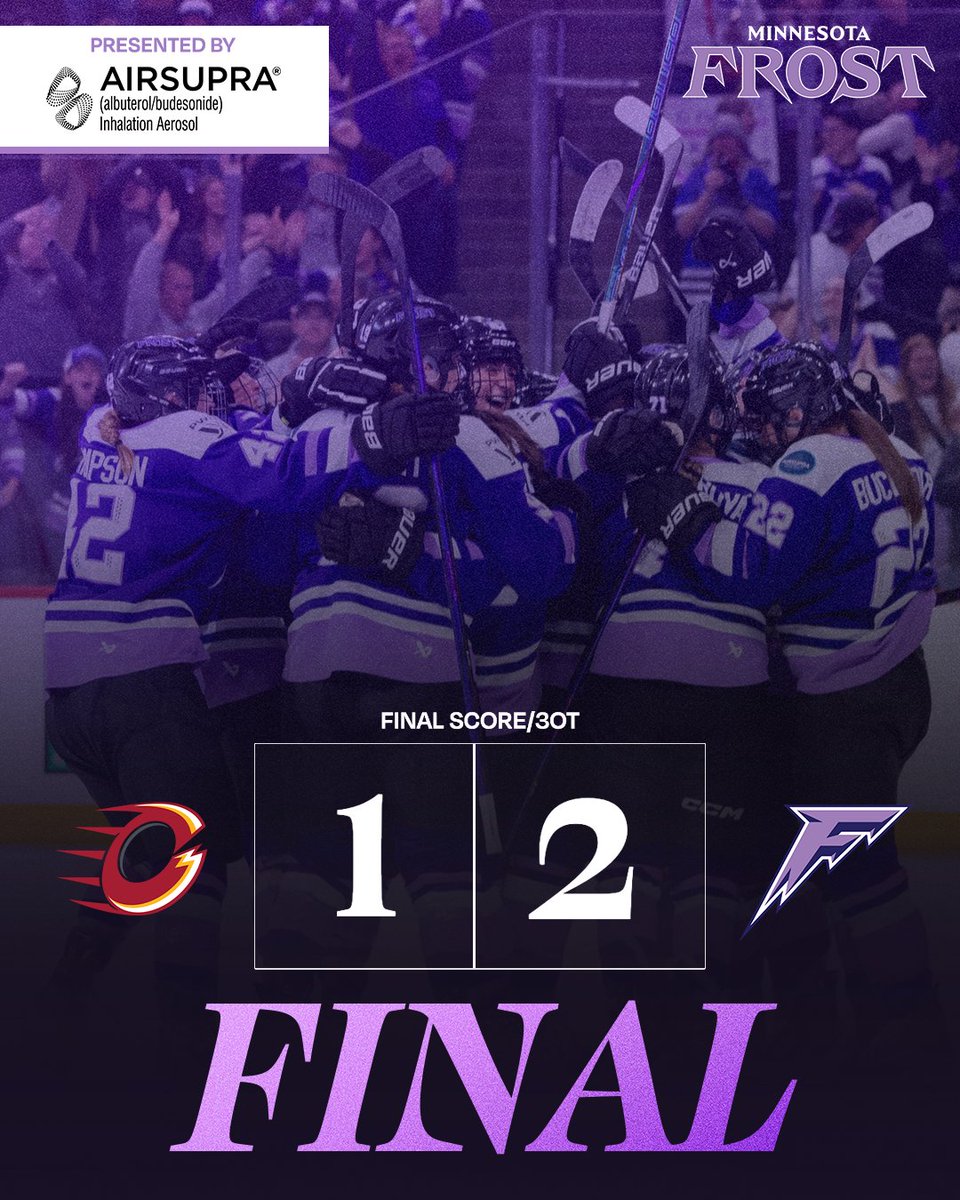 x - Minnesota Frost tweet media