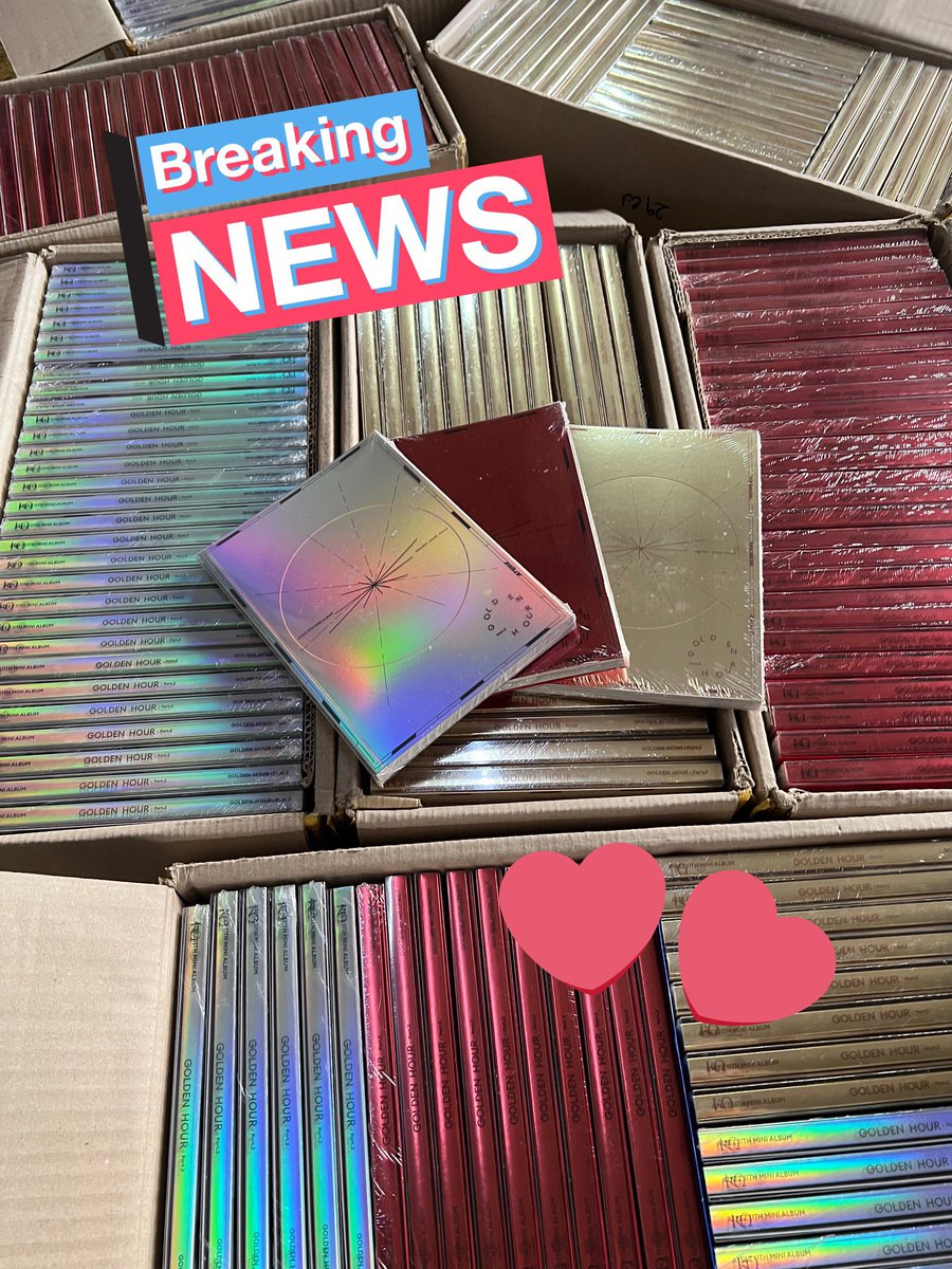 ขาย อัลบั้ม ATEEZ พร้อมส่ง ไม่แกะ🔥

🤍 GOLDEN HOUR Part.2 
Ver TO, DIARY, FOR

一 Photobook 200 ต่อบั้ม , set 500 
🫥รีทวิตนี้ ลดอีก 20 
มีราคาส่งด้วยนะคะ ส่งฟรีสนใจ dm✨ #ตลาดนัดateez #ตลาดนัดเอทีซ