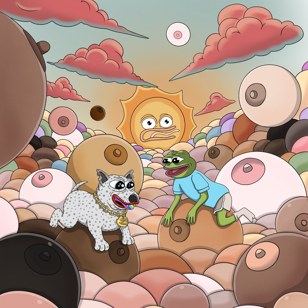 Thesis on $ZEUS (ETH) simple

$PEPE best friend

Memeability to the max

Dogs + Matt furie narrative is both relatable to normies, relatability goes a long way 

I’m in the first runner, not the PvP that came after

0x4D4574f50dd8B9dBe623cF329DCc78D76935E610