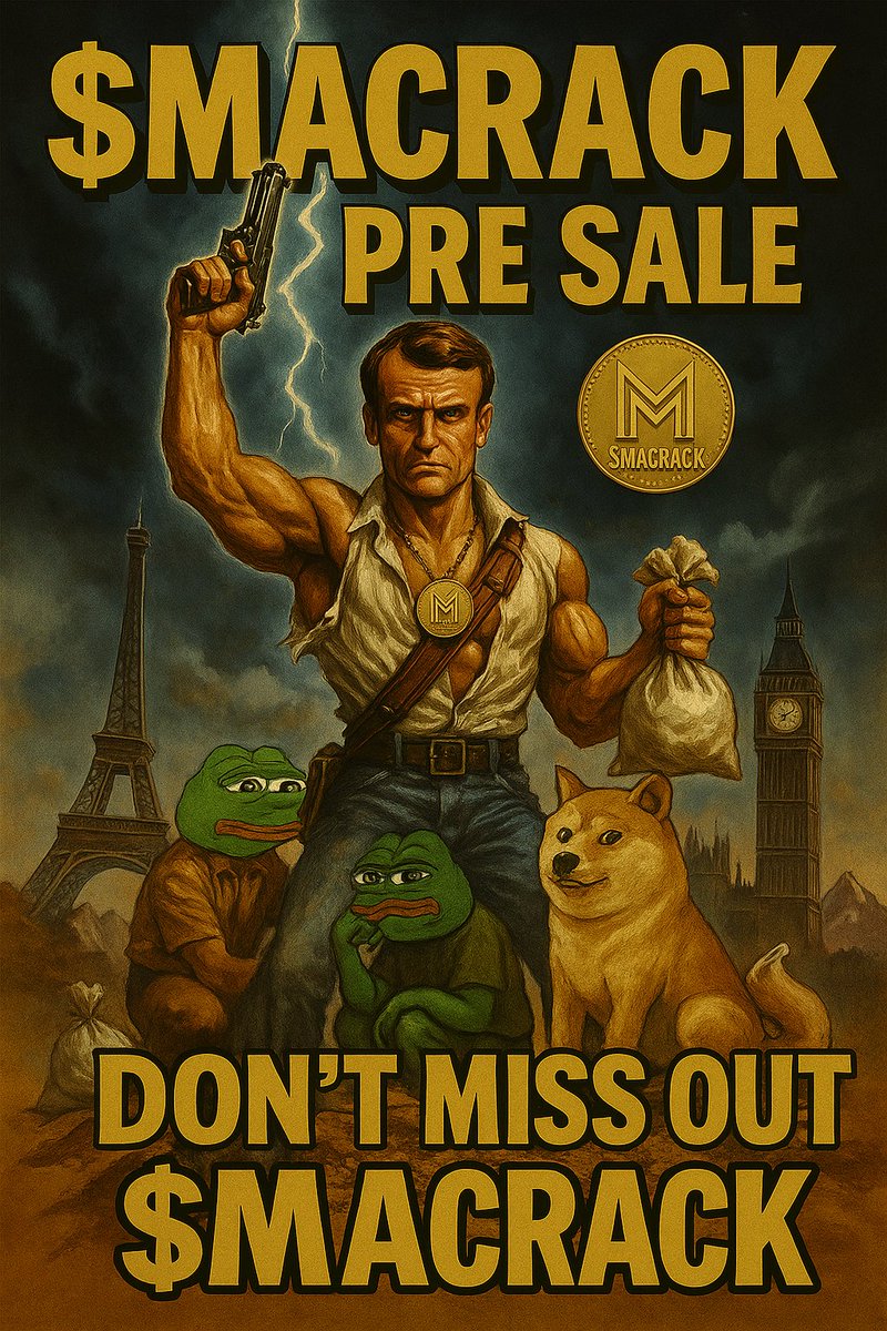 RealMacrackCoin's tweet photo. π¨ NEW VIDEO JUST DROPPED π· π· Watch now: https://t.co/VhINBZgN0F π· Drop a comment, smash that like, and SUB if youβre bullish! Letβs send this one to the moon π·π·
@Lets_GoCrypto @CRYPTO_WORLD_CB
#MACRACK #Solana #Crypto #MemeCoins #CryptoYouTube #Presale #Altcoins https://t.co/EemuLiU32s