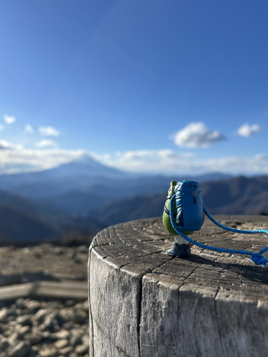 SANTA53810336's tweet photo. 旅するカエルの記憶力〜2024.12丹沢
#塔ノ岳 #富士山
#無事カエル #無事カエルフォトコンテスト https://t.co/XKUROuUNCw