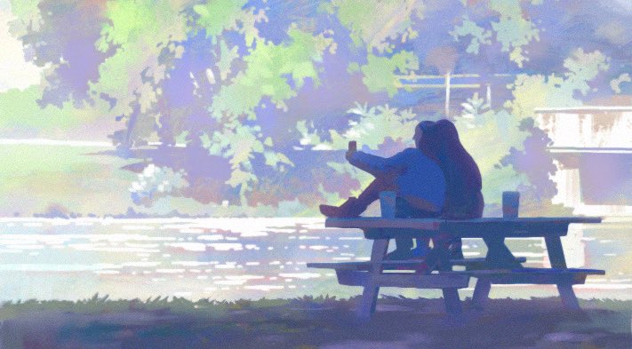 Assignment ② from Luc Courtois’s workshop at Warrior Art Camp:
I created a painting based on my own emotions and memories.