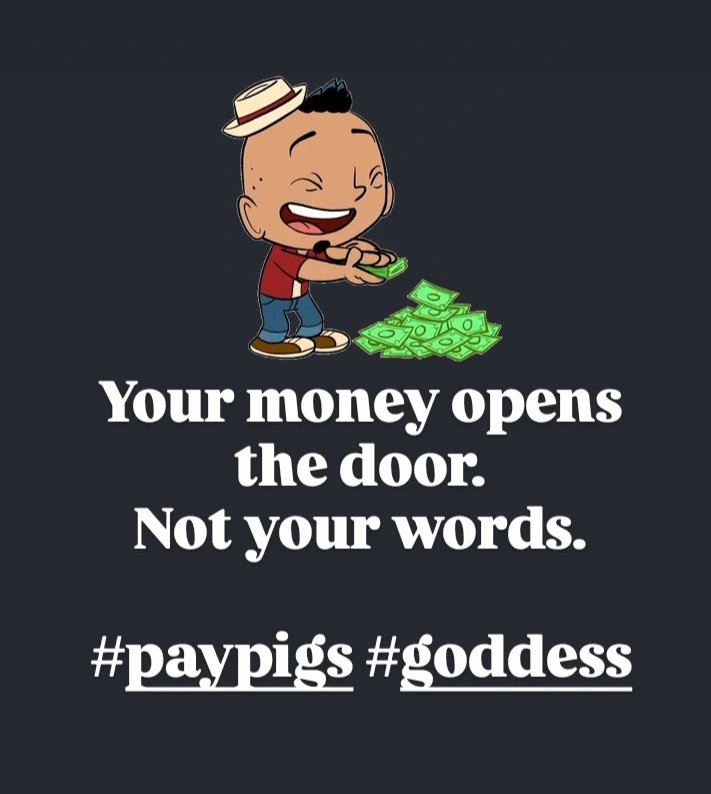 Nichole65445579's tweet photo. #paypigfindom #obeyme #findommegoddess #paypigfindme #paypigswelcome #slaveforme #silentsend #paypigloser #cashslave #drainyourwallet #humantm https://t.co/qX2dK8bIO2