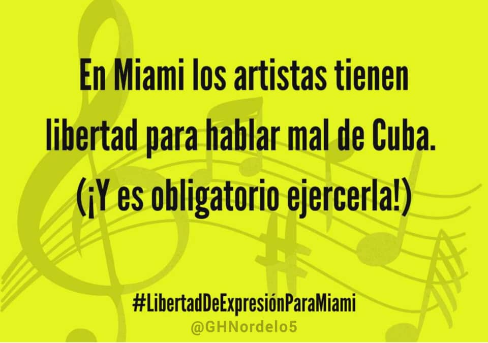 ¿Alguna vez han visto a uno solo que se vaya "buscando libertad" y al llegar a #Miami sea tan libre como para condenar el bloqueo de #USA a su pueblo, o reconocer algo bueno a #Cuba? 
#CDRCuba