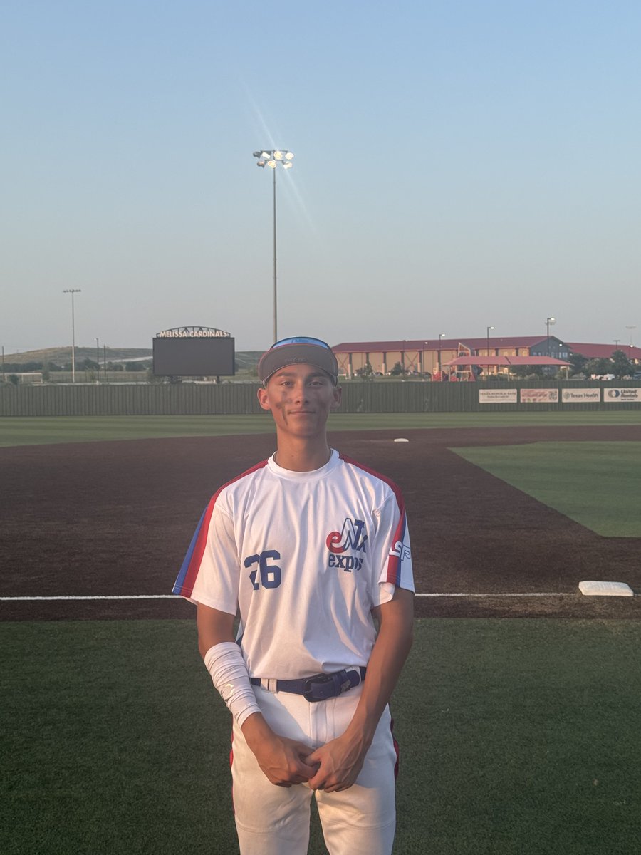 ✭Five Tool Texas✭ (@fivetooltexas) on Twitter photo F: NTX Expos Sanchez 17U 5, <a href="/DTigerBaseball/">Dallas Tigers</a> Torres 17U 2
PoG: <a href="/UrbanTrav_26/">Urban Travland</a> 6IP, 3H, 2R, 8K
HoG: Matthew Sanchez 2-3, RBI F: NTX Expos Sanchez 17U 5, <a href="/DTigerBaseball/">Dallas Tigers</a> Torres 17U 2
PoG: <a href="/UrbanTrav_26/">Urban Travland</a> 6IP, 3H, 2R, 8K
HoG: Matthew Sanchez 2-3, RBI