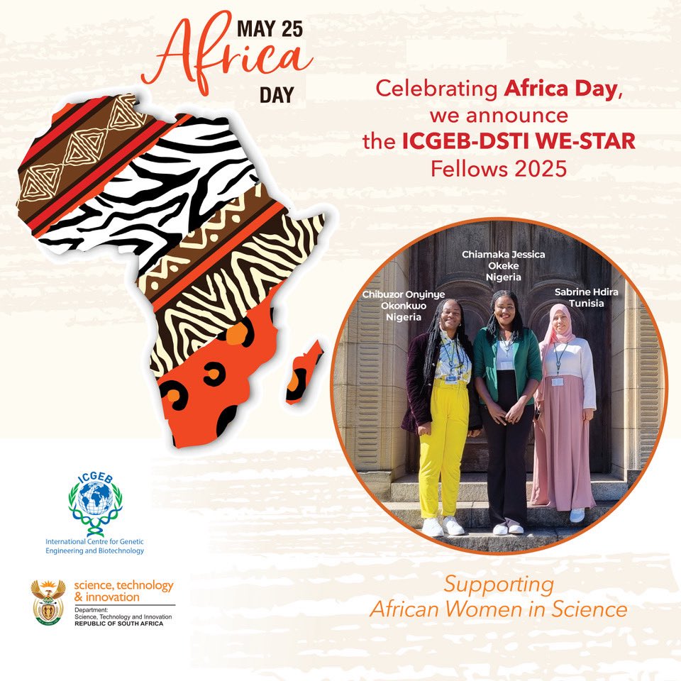 ICGEB, New Delhi (@icgebnewdelhi) on Twitter photo Celebrating the spirit of unity, diversity, and innovation this Africa Day with our <a href="/ICGEBCapeTown/">ICGEB Cape Town</a> family! Celebrating the spirit of unity, diversity, and innovation this Africa Day with our <a href="/ICGEBCapeTown/">ICGEB Cape Town</a> family!