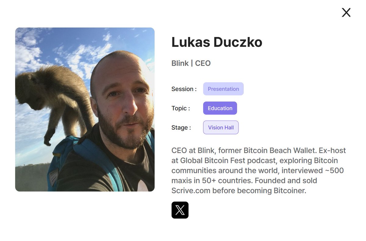 Bitcoin Saigon (@bitcoinsaigon) on Twitter photo Only a couple more days until <a href="/bitcoinseoulcon/">BitcoinSeoul 2026</a> π°π·
One of our very own, <a href="/duczko/">lukas β‘οΈπ§π»ββοΈ</a> πΈπͺ, CEO of <a href="/blinkbtc/">Blink β The Everyday Bitcoin Wallet</a> πΈπ»and a founding father of <a href="/GlobalBTCFest/">Global Bitcoin Fest</a> will this year represent on behalf of our community in Seoul π
A man with many stories to tell! Only a couple more days until <a href="/bitcoinseoulcon/">BitcoinSeoul 2026</a> π°π·
One of our very own, <a href="/duczko/">lukas β‘οΈπ§π»ββοΈ</a> πΈπͺ, CEO of <a href="/blinkbtc/">Blink β The Everyday Bitcoin Wallet</a> πΈπ»and a founding father of <a href="/GlobalBTCFest/">Global Bitcoin Fest</a> will this year represent on behalf of our community in Seoul π
A man with many stories to tell!