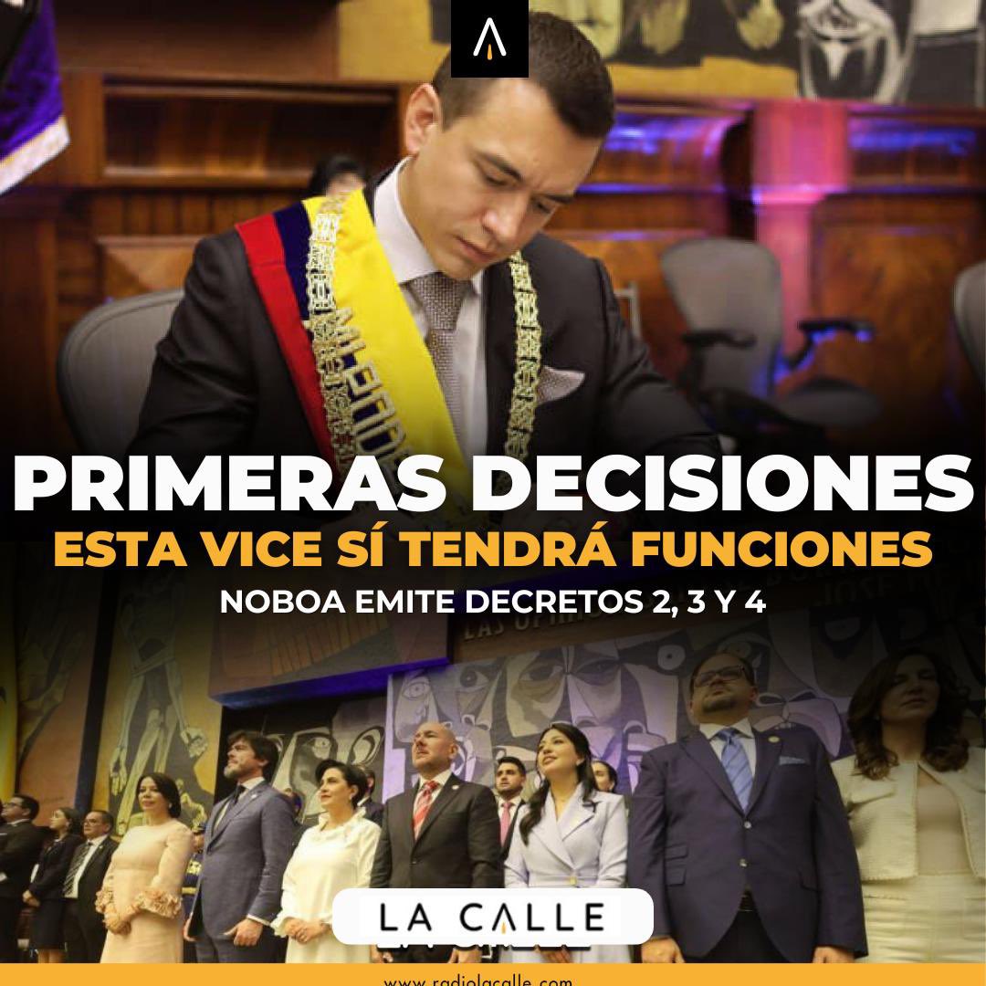 📌 EMPEZÓ LA RACHA DE DECRETOS

Se trata de las primeras ratificaciones del gabinete del nuevo gobierno, aunque no hubo ceremonia de posesión, y las funciones que esta vez sí tendrá la Segunda Mandataria. Así van las decisiones oficiales del segundo periodo de Noboa:

2️⃣ Stalin