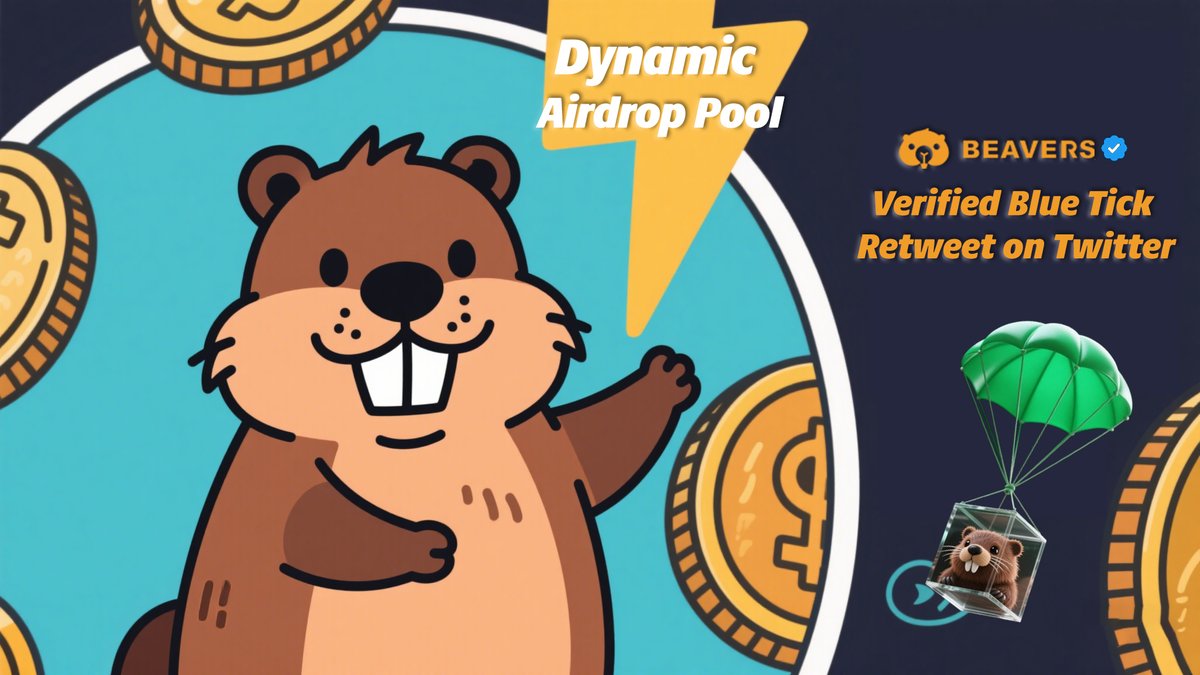 BeaversLabs's tweet image. Join Beavers, Unlock the Future of Web3🦫
We invite global Web3 verified (blue tick) users to join this transformation and explore the new possibilities of token economics together.

NOW:  
✅ Follow @Beaverslabs  
✅ Retweet &amp;amp; Tag 3 friends  
✅ Drop BSC address

🏆 Split 10% of…