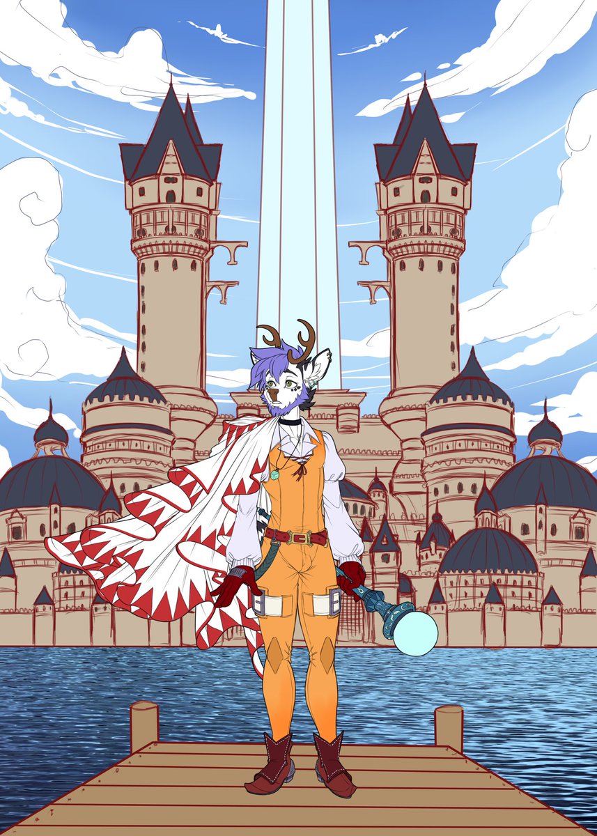 Just a small fan-art of #finalfantasy9
I’m such a fan of this game )) draw myself as a Garnet 😁☺️ #furry #furryart #art #Garnet #finalfantasyIX