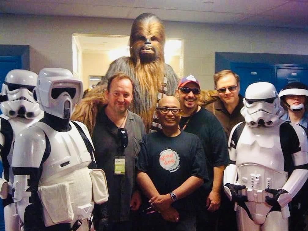 Smithereens Official Band Page (@smithereenshq) on Twitter photo Star Wars premiered 48 years ago on May 25, 1977! Here’s Chewbacca with his friends, <a href="/SmithereensHQ/">Smithereens Official Band Page</a> !🍿🎥 #starwars #starwars48 Star Wars premiered 48 years ago on May 25, 1977! Here’s Chewbacca with his friends, <a href="/SmithereensHQ/">Smithereens Official Band Page</a> !🍿🎥 #starwars #starwars48