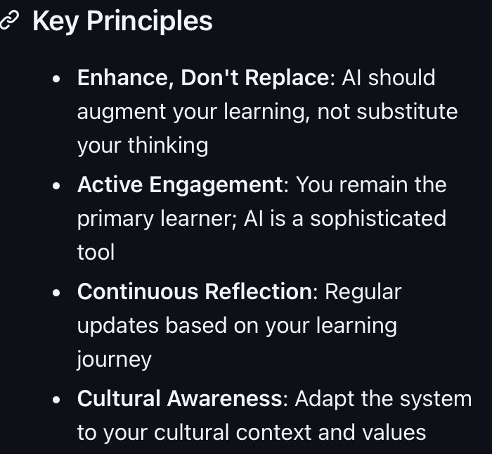 mikeshev4enko's tweet image. I think about key principles for AI-enhanced learning, what missed ?