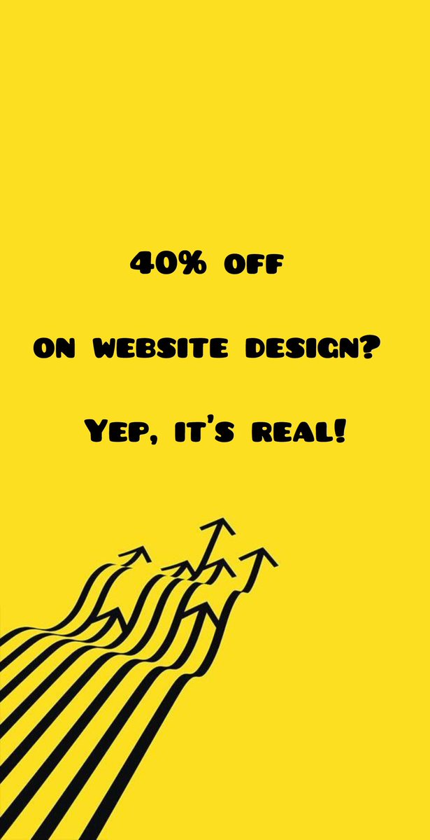 Smartcodestudi1's tweet image. 🚨 40% #off your first #website? You bet it’s real!
Your first project with us = a clean, stylish website — for way less cost and way more impact.
Act fast before it’s gone! — just send us a DM to get started 📩
#WebDevelopment #WebDesign